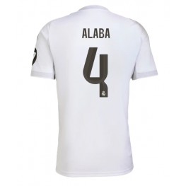 Real Madrid David Alaba #4 Thuis tenue 2025-26 Korte Mouw